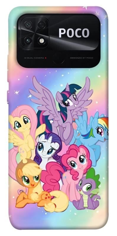 Чехол itsPrint Little pony для Xiaomi Poco C40, детские, купить оптом с доставкой