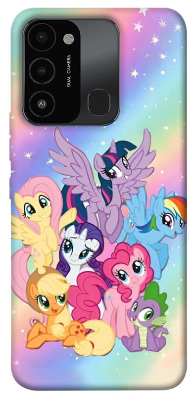 Чохол itsPrint Little pony для Tecno Spark Go 2022 (KG5m), дитячі, купити оптом з доставкою