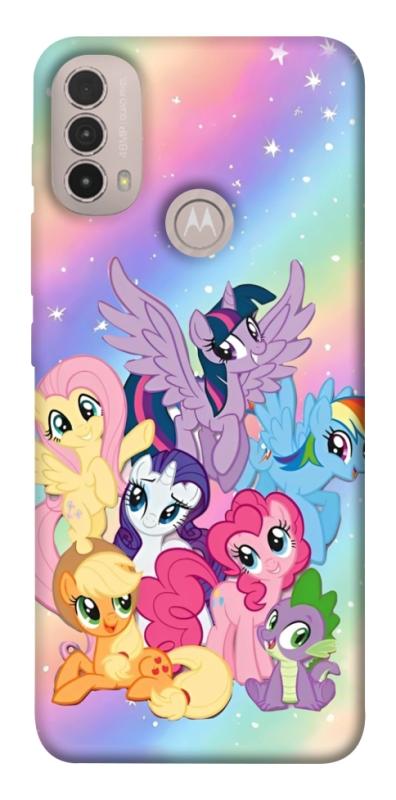 Чохол itsPrint Little pony для Motorola Moto E40, дитячі, купити оптом з доставкою