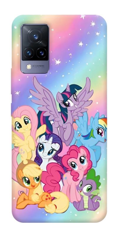 Чохол itsPrint Little pony для Vivo V21, дитячі, купити оптом з доставкою