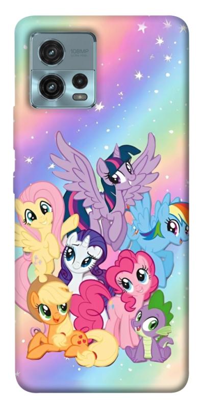 Чохол itsPrint Little pony для Motorola Moto G72, дитячі, купити оптом з доставкою