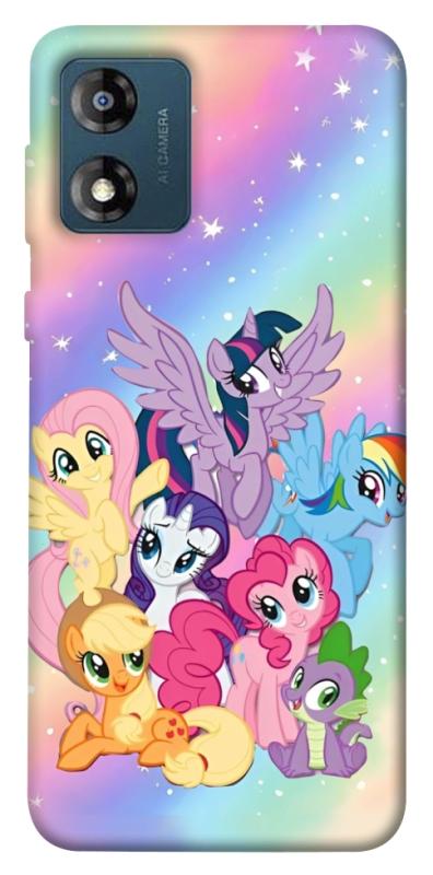 Чохол itsPrint Little pony для Motorola Moto E13, дитячі, купити оптом з доставкою