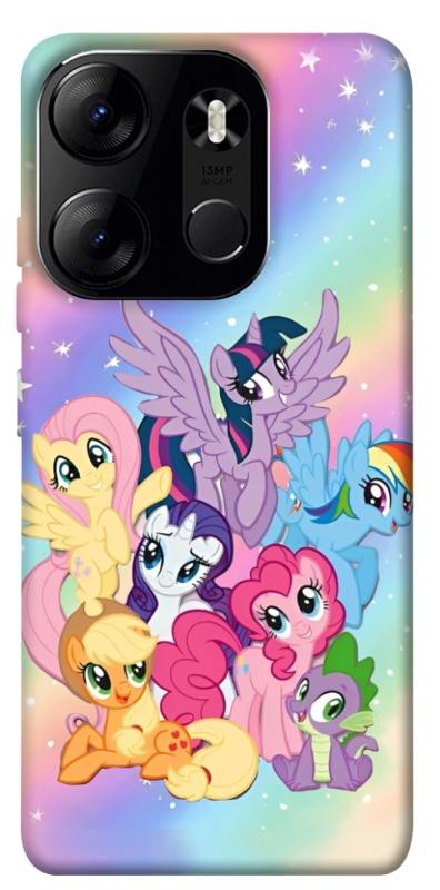 Чохол itsPrint Little pony для Tecno Spark Go 2023, дитячі, купити оптом з доставкою