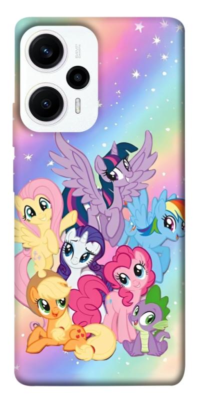 Чохол itsPrint Little pony для Xiaomi Poco F5 / Note 12 Turbo, дитячі, купити оптом з доставкою