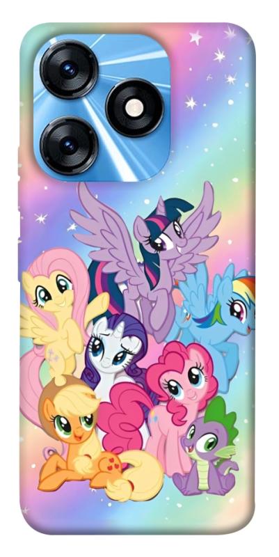 Чохол itsPrint Little pony для TECNO Spark 10 Pro, дитячі, купити оптом з доставкою