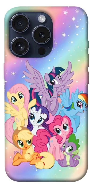 Чохол itsPrint Little pony для Apple iPhone 15 Pro (6.1"), дитячі, купити оптом з доставкою