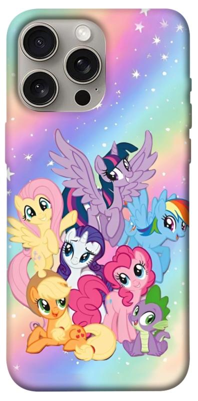 Чохол itsPrint Little pony для Apple iPhone 15 Pro Max (6.7"), дитячі, купити оптом з доставкою