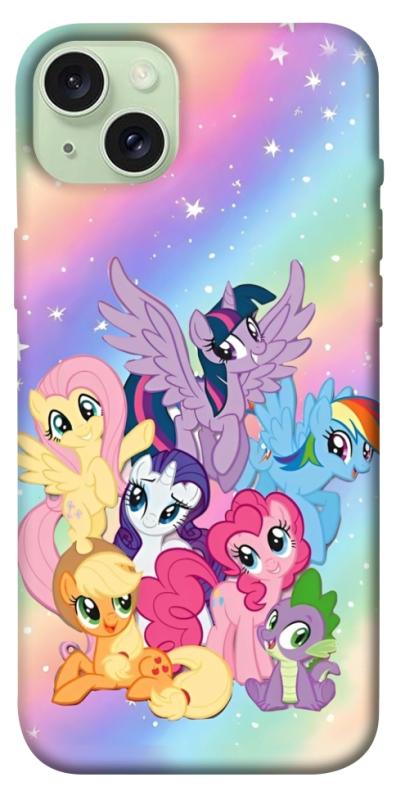 Чохол itsPrint Little pony для Apple iPhone 15 Plus (6.7"), дитячі, купити оптом з доставкою