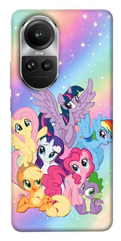 Чохол itsPrint Little pony для Oppo Reno 10, дитячі, купити оптом з доставкою