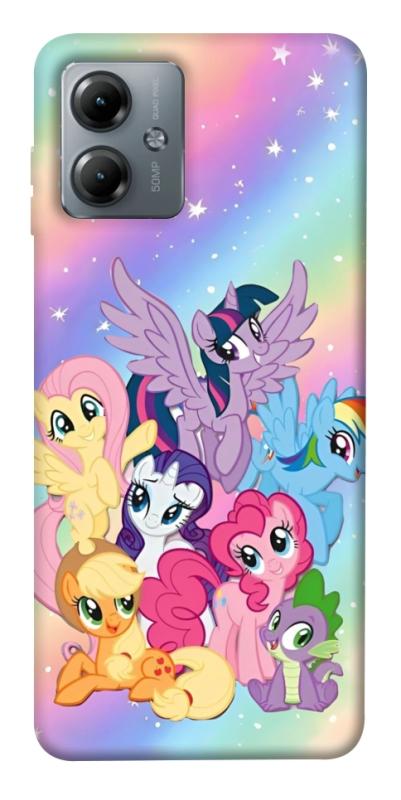 Чехол itsPrint Little pony для Motorola Moto G14, детские, купить оптом с доставкой
