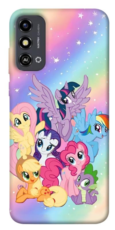 Чехол itsPrint Little pony для ZTE Blade A53, детские, купить оптом с доставкой