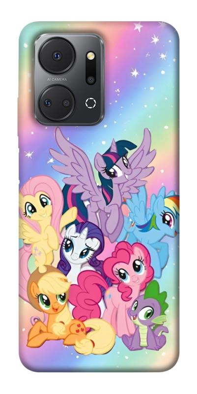 Чохол itsPrint Little pony для Huawei Honor X7a, дитячі, купити оптом з доставкою