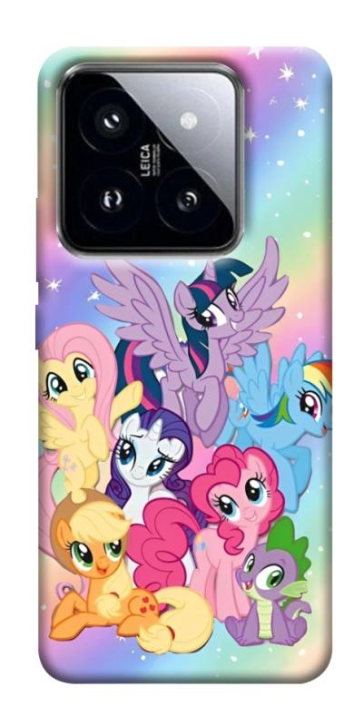 Чехол itsPrint Little pony для Xiaomi 14 Pro, детские, купить оптом с доставкой