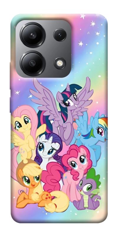 Чехол itsPrint Little pony для Xiaomi Redmi Note 13 4G, детские, купить оптом с доставкой