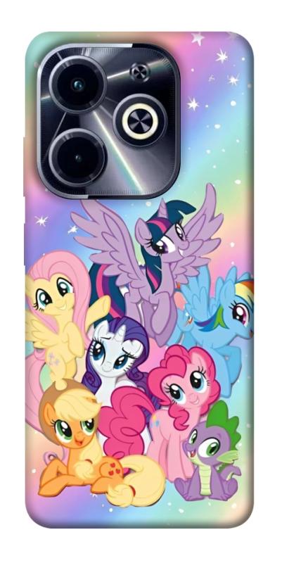 Чехол itsPrint Little pony для Infinix Hot 40i, детские, купить оптом с доставкой