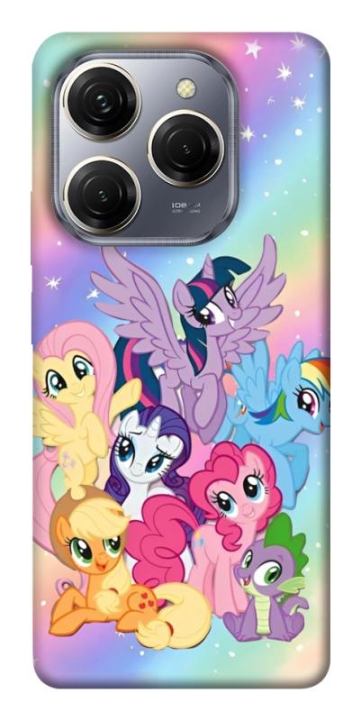 Чохол itsPrint Little pony для TECNO Spark 20 Pro, дитячі, купити оптом з доставкою
