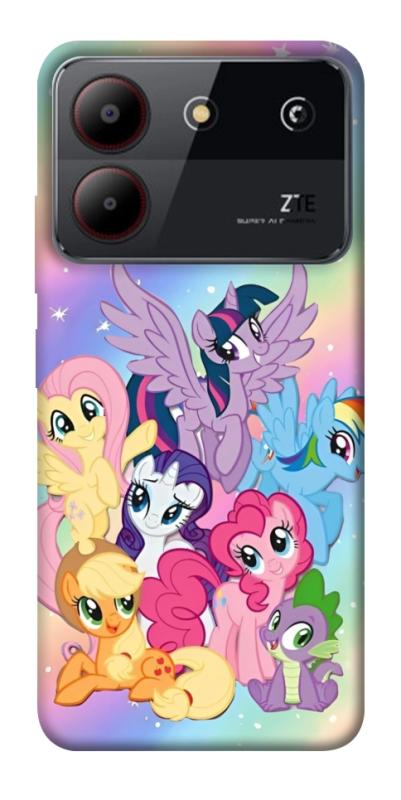 Чохол itsPrint Little pony для ZTE Blade A54 4G, дитячі, купити оптом з доставкою