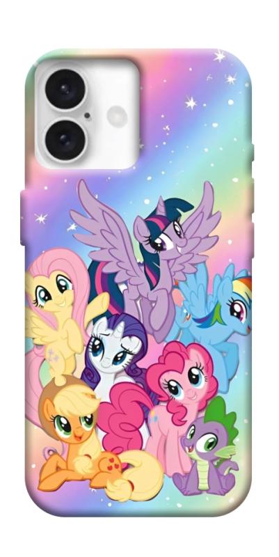 Чехол itsPrint Little pony для Apple iPhone 16 (6.1"), детские, купить оптом с доставкой