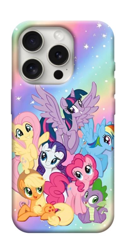 Чохол itsPrint Little pony для Apple iPhone 16 Pro (6.3"), дитячі, купити оптом з доставкою
