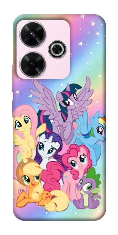 Чохол itsPrint Little pony для Xiaomi Redmi 13 4G / Poco M6 4G, дитячі, купити оптом з доставкою
