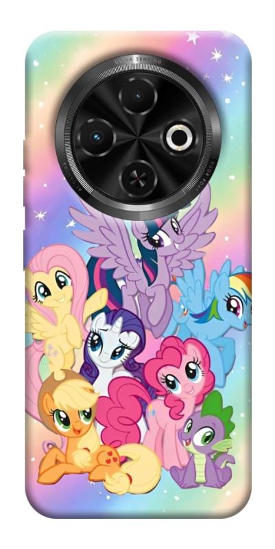 Чехол itsPrint Little pony для TECNO Spark 30C, детские, купить оптом с доставкой