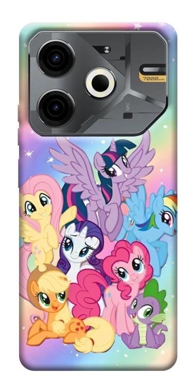 Чехол itsPrint Little pony для TECNO Pova 6 Neo (LI6), детские, купить оптом с доставкой