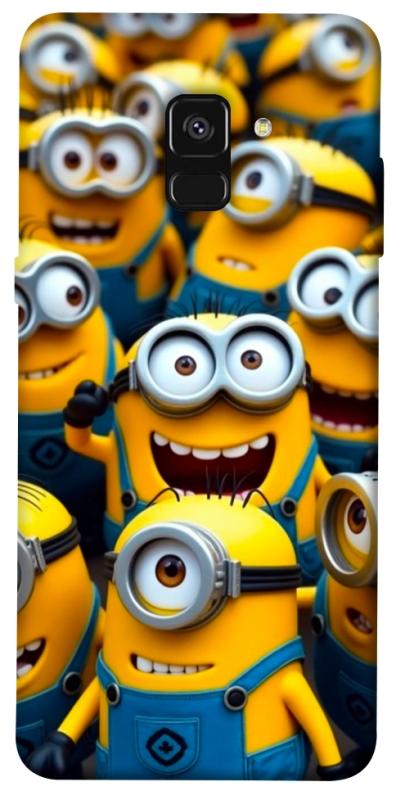 Чохол itsPrint Minions для Samsung A530 Galaxy A8 (2018), дитячі, купити оптом з доставкою