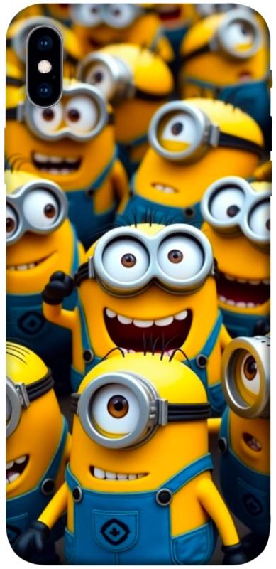 Чохол itsPrint Minions для Apple iPhone XS Max (6.5"), дитячі, купити оптом з доставкою