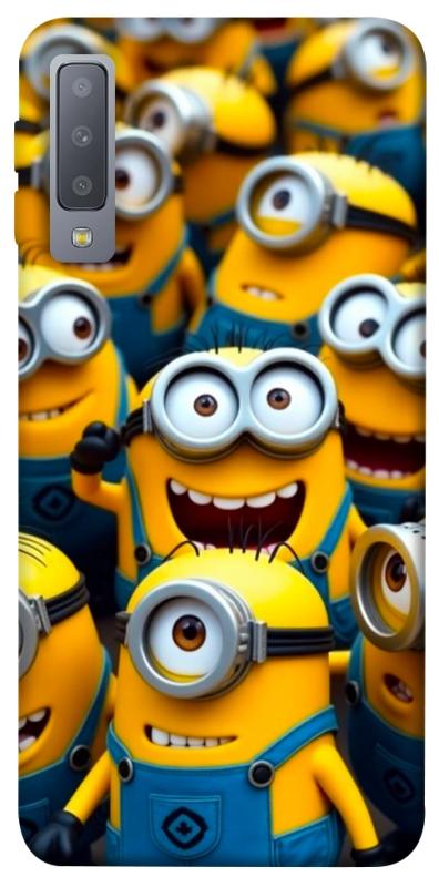 Чехол itsPrint Minions для Samsung A750 Galaxy A7 (2018), детские, купить оптом с доставкой