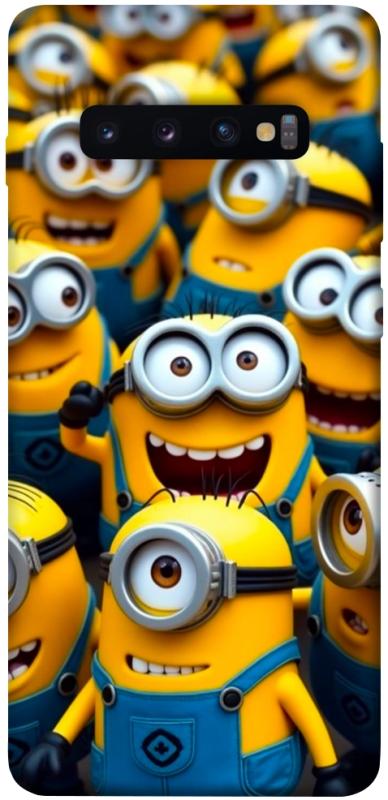 Чехол itsPrint Minions для Samsung Galaxy S10+, детские, купить оптом с доставкой