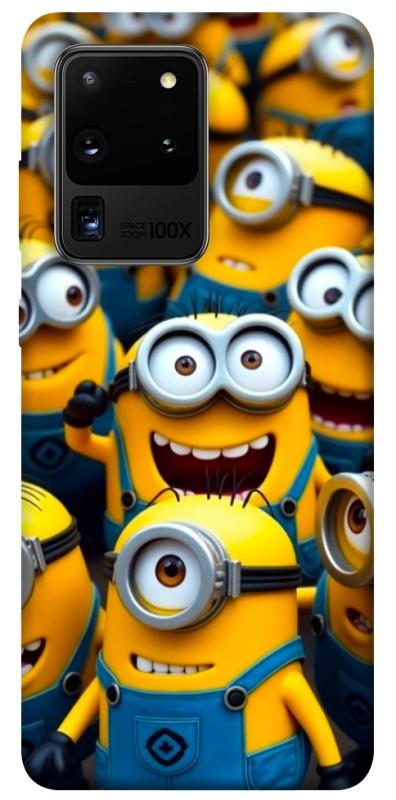 Чехол itsPrint Minions для Samsung Galaxy S20 Ultra, детские, купить оптом с доставкой