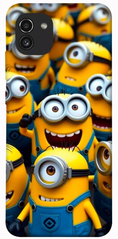 Чехол itsPrint Minions для Samsung Galaxy A03, детские, купить оптом с доставкой