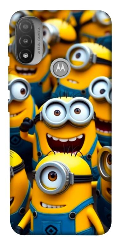 Чохол itsPrint Minions для Motorola Moto E20, дитячі, купити оптом з доставкою