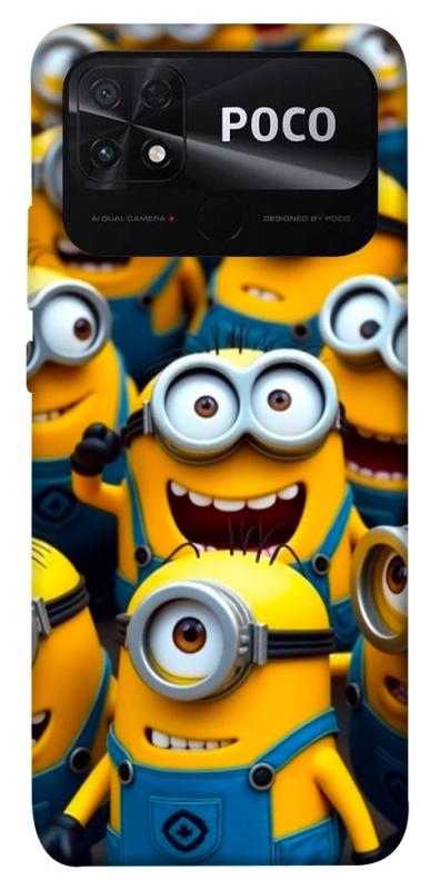 Чехол itsPrint Minions для Xiaomi Poco C40, детские, купить оптом с доставкой
