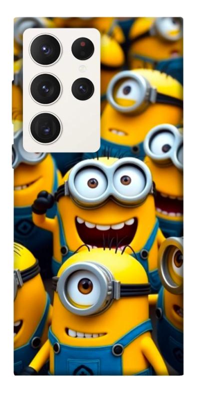 Чехол itsPrint Minions для Samsung Galaxy S23 Ultra, детские, купить оптом с доставкой