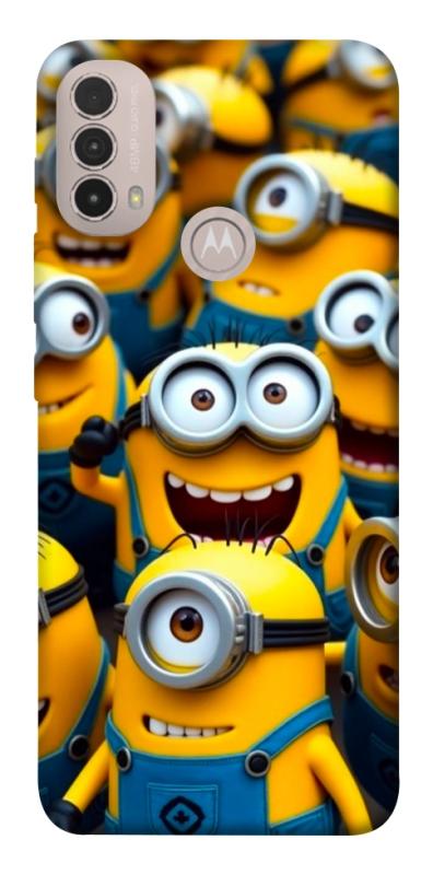 Чехол itsPrint Minions для Motorola Moto E40, детские, купить оптом с доставкой
