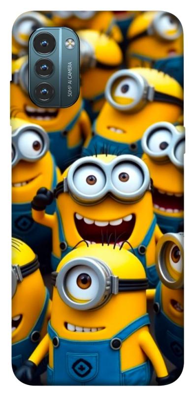 Чехол itsPrint Minions для Nokia G21, детские, купить оптом с доставкой