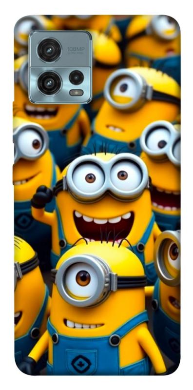 Чохол itsPrint Minions для Motorola Moto G72, дитячі, купити оптом з доставкою