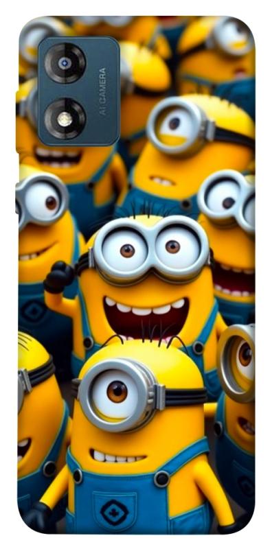 Чехол itsPrint Minions для Motorola Moto E13, детские, купить оптом с доставкой