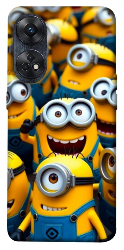 Чехол itsPrint Minions для Oppo Reno 8 T 4G, детские, купить оптом с доставкой