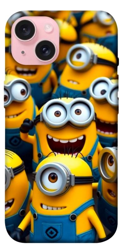 Чехол itsPrint Minions для Apple iPhone 15 (6.1"), детские, купить оптом с доставкой