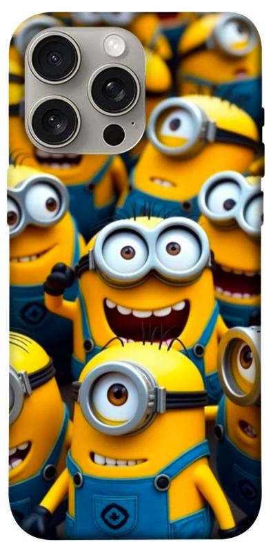 Чехол itsPrint Minions для Apple iPhone 15 Pro Max (6.7"), детские, купить оптом с доставкой