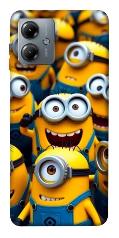 Чохол itsPrint Minions для Motorola Moto G14, дитячі, купити оптом з доставкою