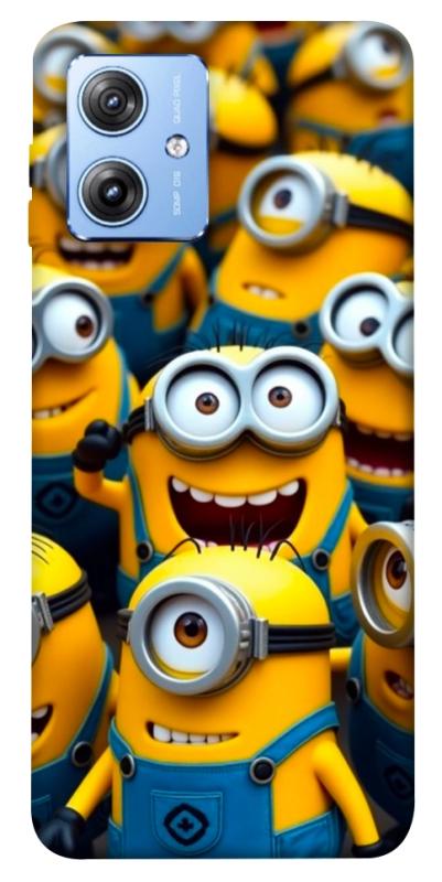 Чохол itsPrint Minions для Motorola Moto G84, дитячі, купити оптом з доставкою