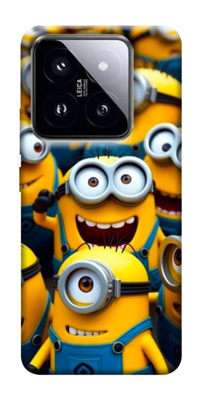 Чохол itsPrint Minions для Xiaomi 14 Pro, дитячі, купити оптом з доставкою
