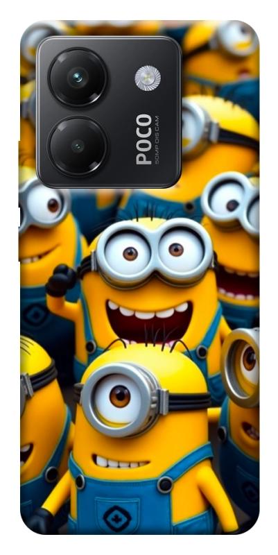 Чехол itsPrint Minions для Xiaomi Poco M7 Pro 5G, детские, купить оптом с доставкой