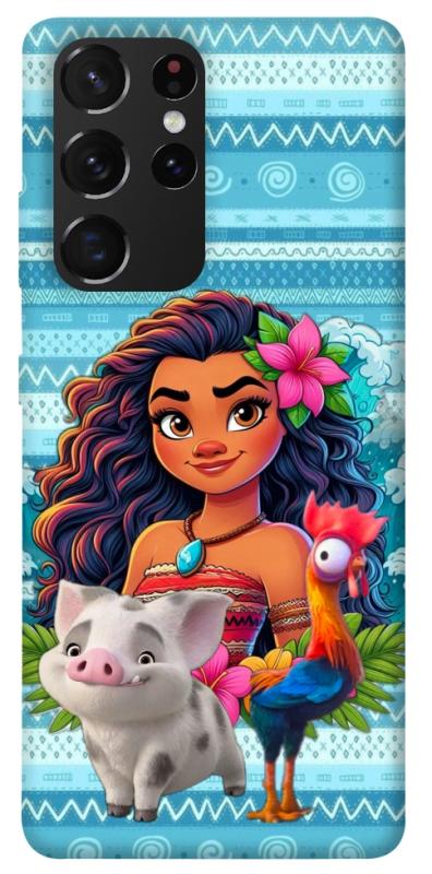 Чехол itsPrint Moana для Samsung Galaxy S21 Ultra, детские, купить оптом с доставкой
