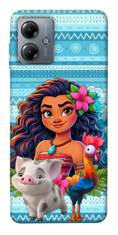 Чехол itsPrint Moana для Motorola Moto G14, детские, купить оптом с доставкой
