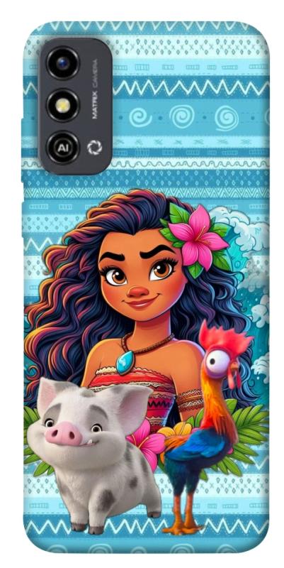 Чехол itsPrint Moana для ZTE Blade A53, детские, купить оптом с доставкой