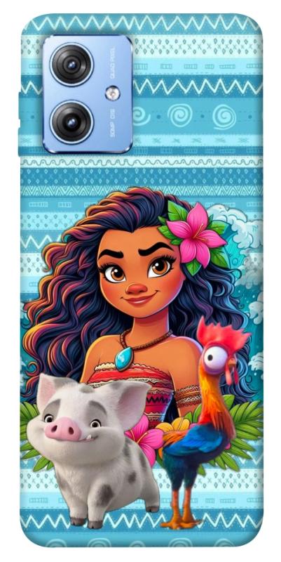 Чехол itsPrint Moana для Motorola Moto G84, детские, купить оптом с доставкой